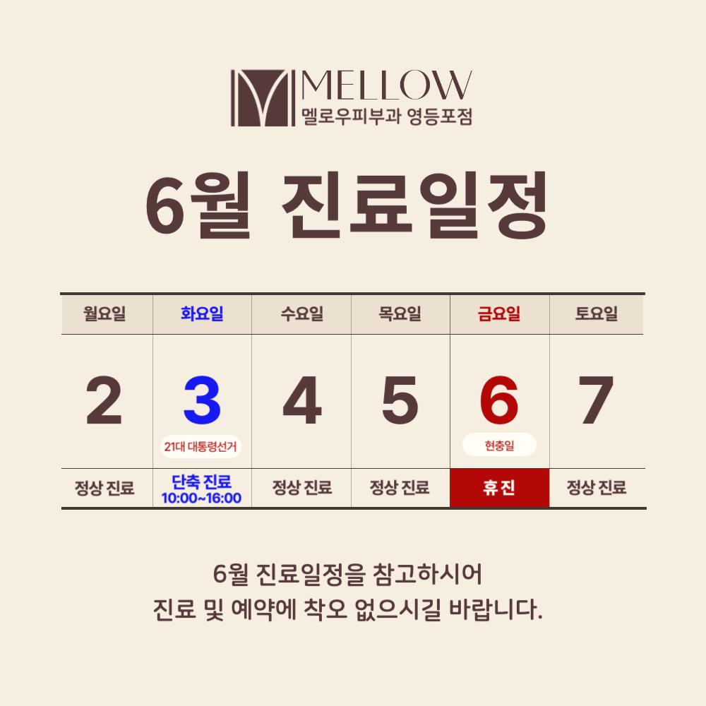 6월 진료 일정